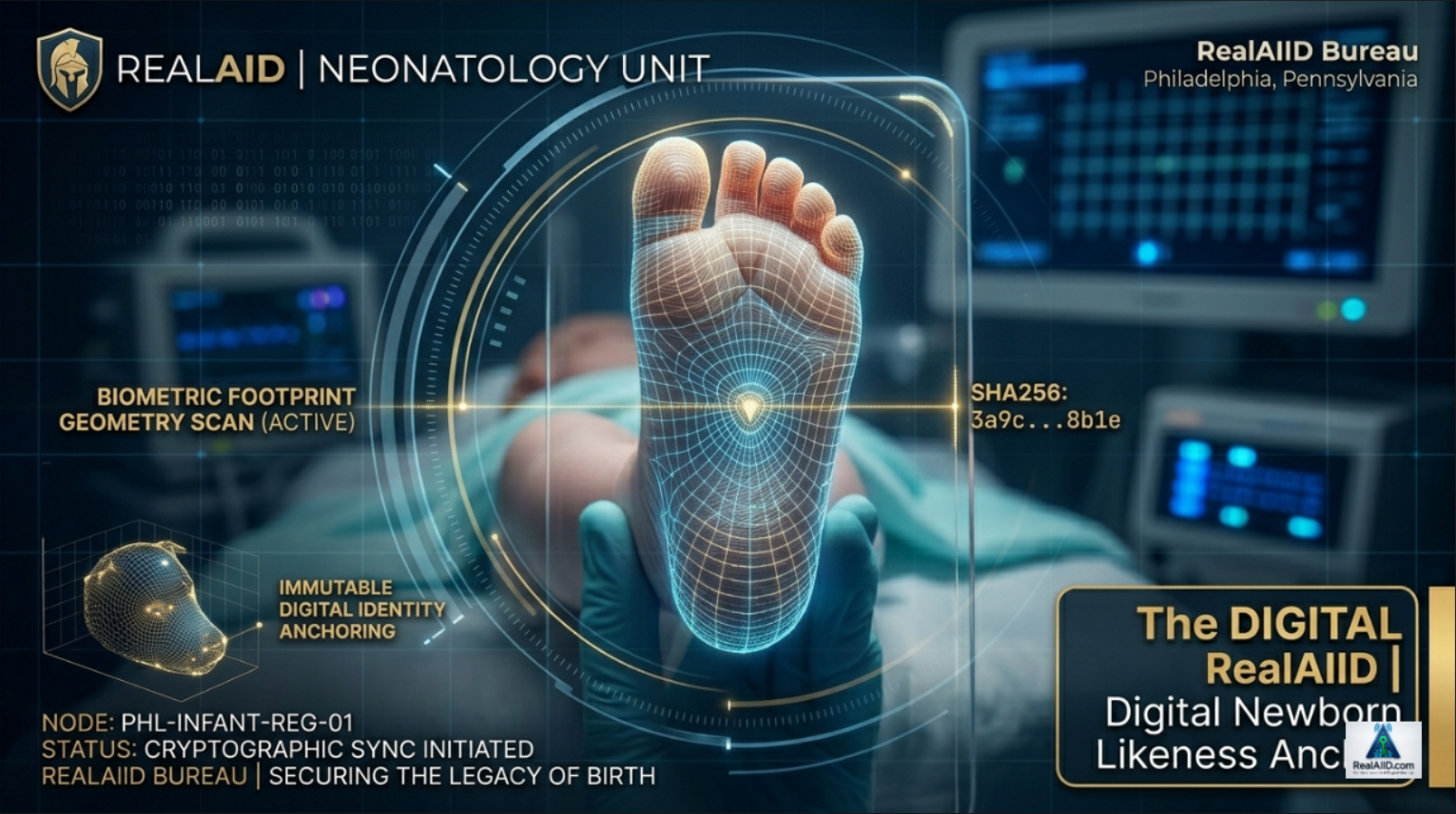 Digital Newborn Likeness Anchor Scan